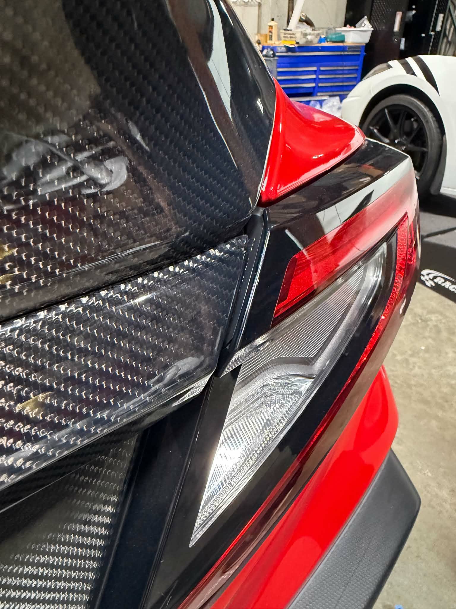 *BLEMISHED / DISCOUNTED *2022-PRESENT SUBARU WRX STI |  CARBON FIBER REAR TRUNK LID WITH INTEGRATED SPOILER WING