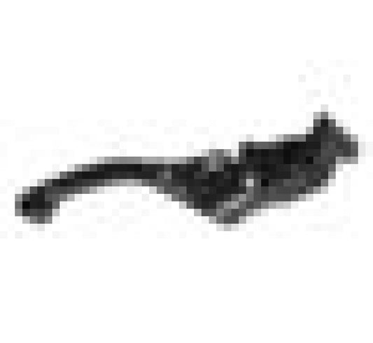 Black Vortex Racing H-L201 F18 brake lever for motorcycle, showcasing the short, ergonomic design and sleek finish.