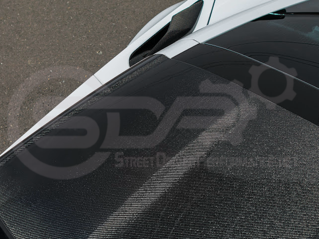 2014-2019 C7 Chevrolet Corvette | Dry Carbon Fiber Tape On Roof Side Molding Trim Cover