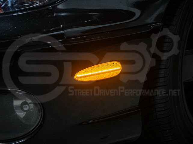 2004-2006 Pontiac GTO | Front Clear / Red / or Black Lens Amber Light LED Side Markers Pair