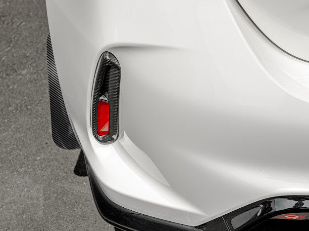 2023-Up Honda Civic FL5 Type-R  | JDM Style CARBON FIBER Rear Hatch Vent Trim Replacement (Pair)