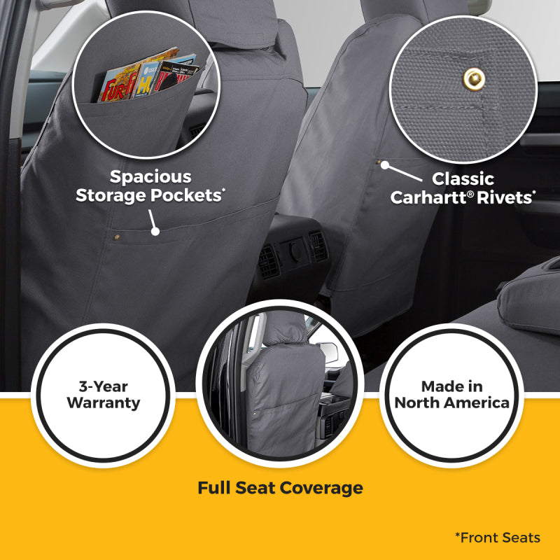 Covercraft 24-26 Jeep Wrangler Fr Buckets Carhartt SeatSaver Custom Front Row Seat Cover