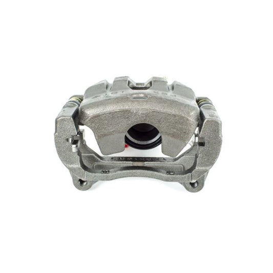 PowerStop OE front right brake caliper with bracket for Mazda RX-8 2004-2011, high-performance automotive brake component.