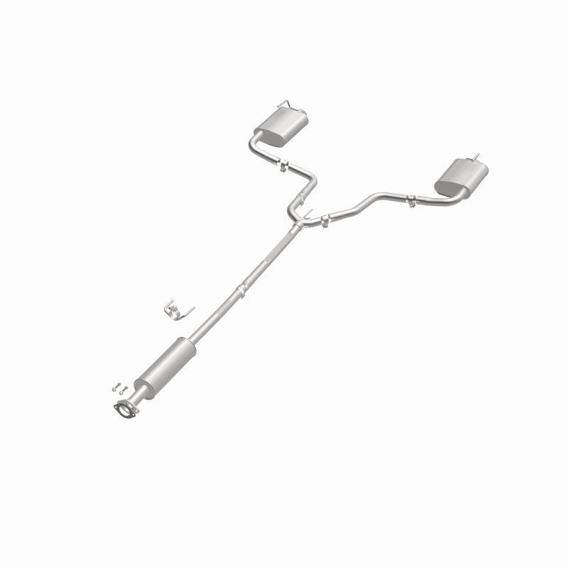 Magnaflow catback exhaust kit for Nissan Altima 2.5L 2019-2025, direct-fit replacement with polished stainless steel pipes.