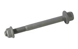 SPC Performance pinch bolt kit for Audi vehicles, showing a set of sturdy bolts designed for suspension or brake components.