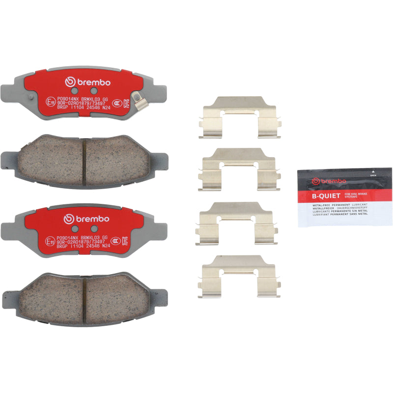 Brembo 2013+ Cadillac CTS / 09-15 Chevrolet Camaro Xtra Ceramic Brake Pad - Front/Rear