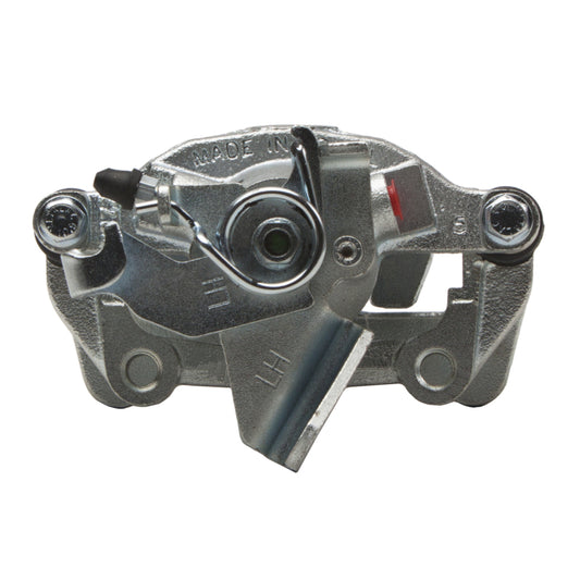 Silver zinc coated DFC Ford Mustang rear OE brake caliper, model 05-14, with detailed design and branding visible.