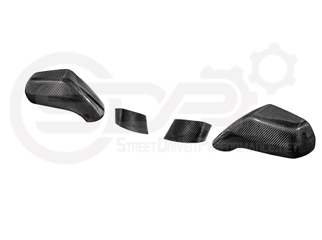 2014-2019 Chevrolet Corvette C7 | Factory Style CARBON FIBER Full Mirror Cap Covers Pair