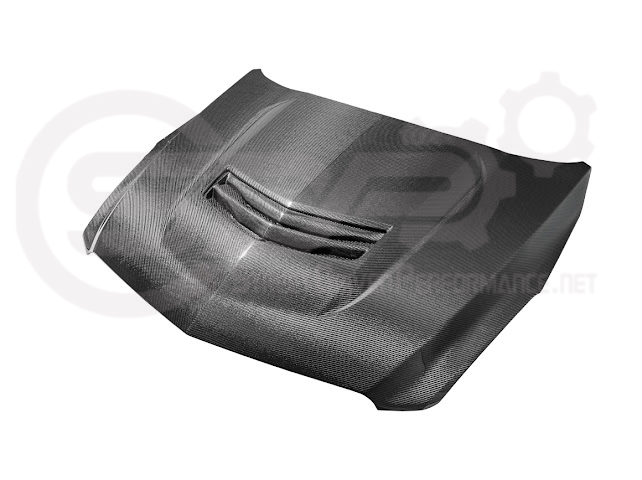 2016-2019 Cadillac ATS / ATS-V - Carbon Fiber Vented Front Hood