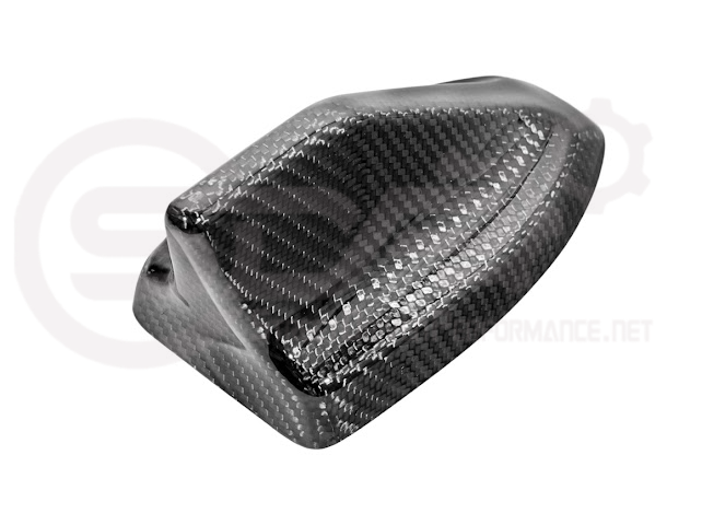 2024-Up Ford Mustang S650 | Carbon Fiber Tape-On Roof Shark Fin Antenna Cover