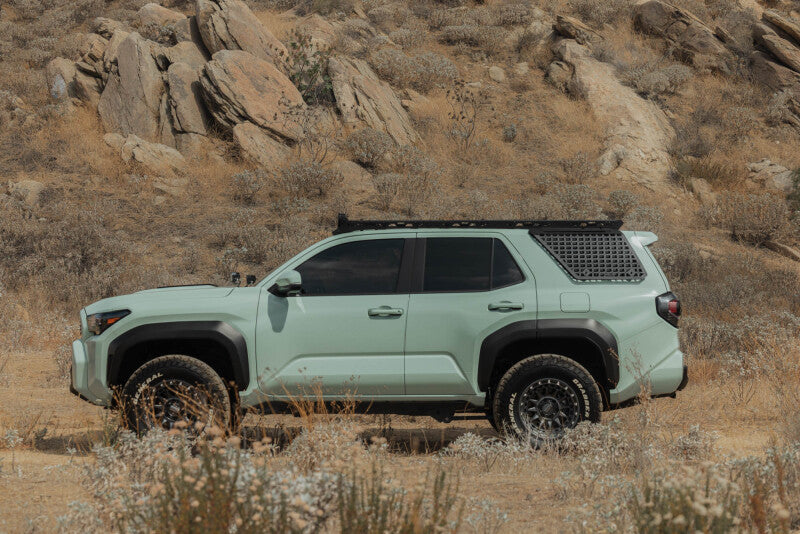 DV8 Offroad Toyota 4Runner exterior window Molle panel for DV8 roof rack on driver side, durable off-road vehicle trim accessory
