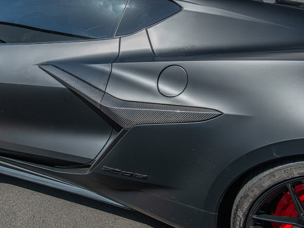 2020+ CORVETTE C8 Z06 / E-RAY |  CARBON FIBER DOOR HANDLE PAIR