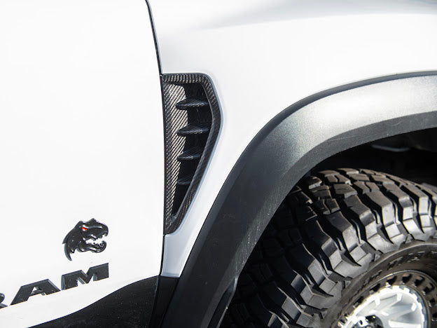 2019-UP RAM 1500 TRX CARBON FIBER SIDE DOOR FENDER VENT TRIM