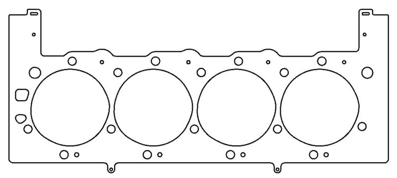 Cometic GM/Mercury 8.1L 496ci MLS Head Gasket, RH, 4.280-inch bore, .051-inch thickness for high-performance engine repair