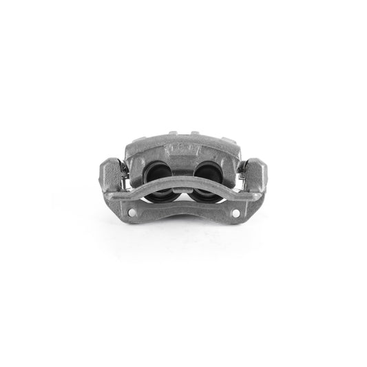 PowerStop front right OE brake caliper with bracket for Hyundai Entourage 2007-2008, showing detailed metal components.