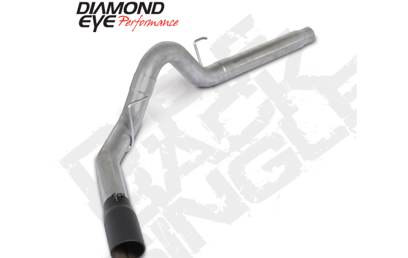 Diamond Eye Performance 4-inch aluminum DPF back exhaust kit with tip for Ford F150 3.0L Powerstroke 2018-2019 models.