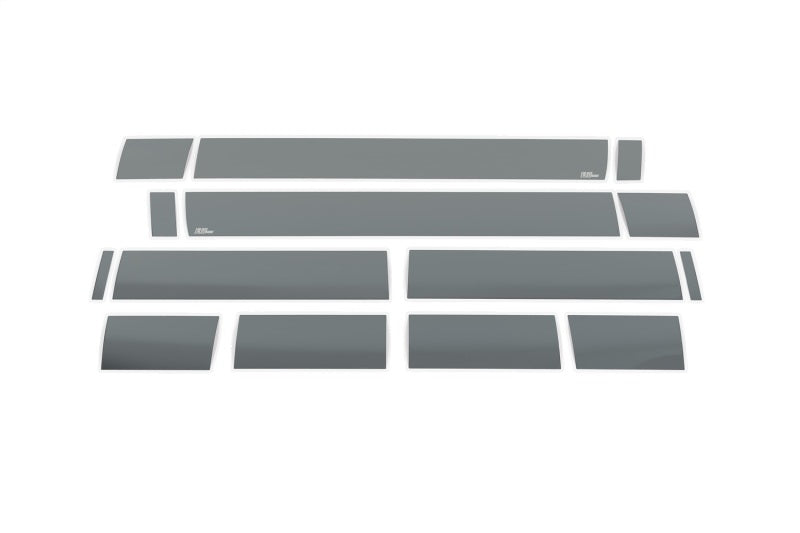 Putco black platinum rocker panels for 2007-2013 Chevy Silverado extended cab, 6.5ft standard bed, 14-piece body armor kit