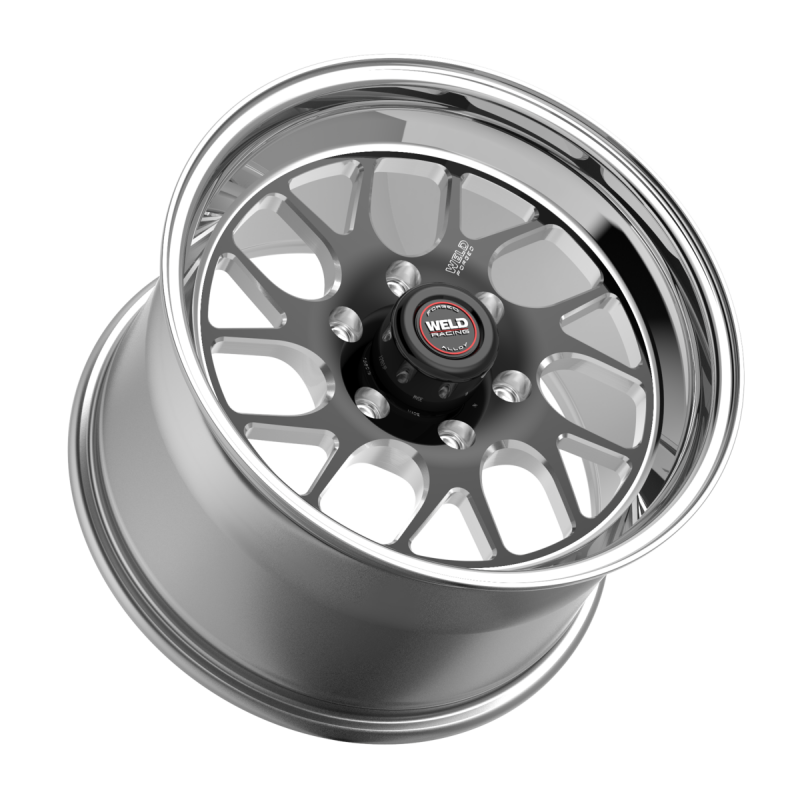 Weld S78 HD forged wheel with 17x9.5 inch size, black center, polished shell, 6x139.7 bolt pattern, and 3.54 HB.
