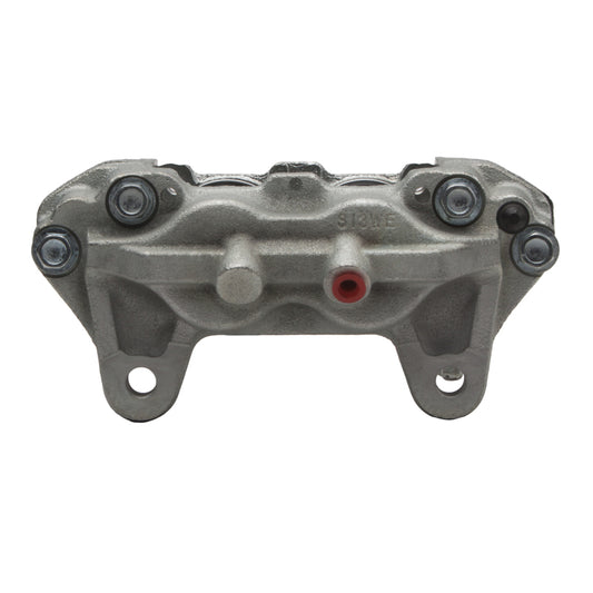 Silver zinc coated DFC OE front brake caliper for Toyota Sequoia 00-02, premium alloy component with detailed casting.