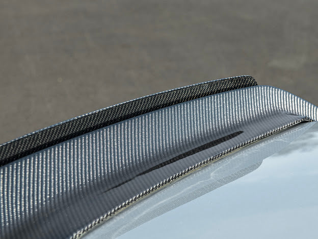 2016-2019 Cadillac ATS-V Sedan  | Wickerbill Trunk Spoiler Wing Carbon Fiber