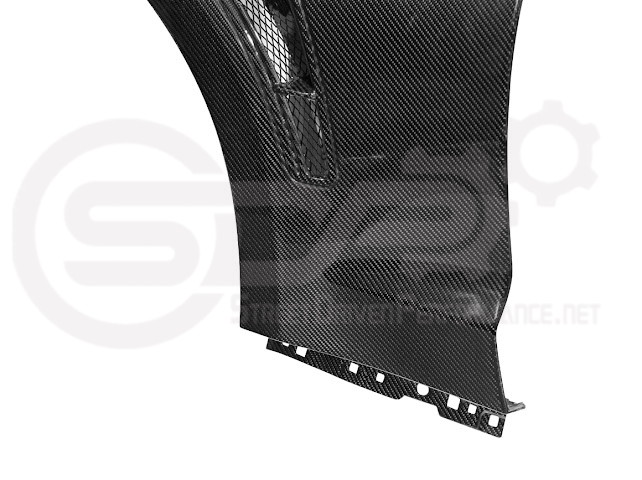 2018-2023 Ford Mustang S550 | GT500 Style Carbon Fiber Front Side Vented Fenders PAIR