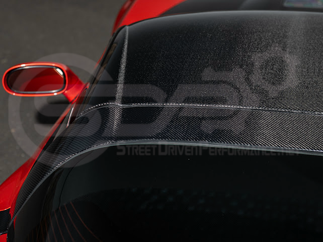 2005-2013 C6 Corvette - Carbon Fiber B-Pillar / Halo Cover