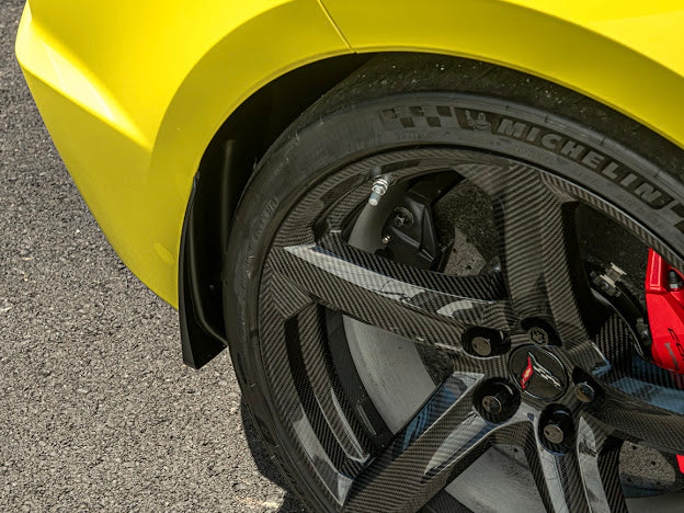 2023+ CHEVROLET CORVETTE C8 Z06 & E-RAY | MATTE BLACK XL EXTENDED FRONT SPLASH GUARD