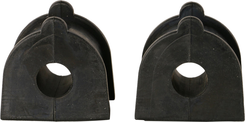 Moog Subaru Baja rear to frame stabilizer bar bushing kit with sway bar bushings, shown on a vehicle suspension component.