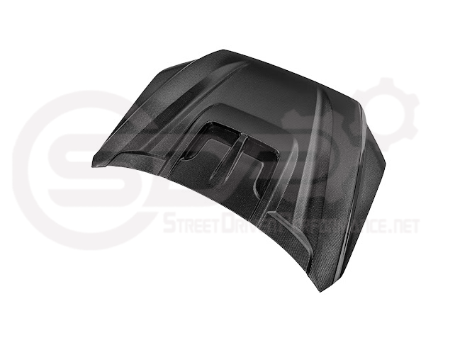 2022-UP TOYOTA TUNDRA | SDP CARBON FIBER FRONT VENTED HOOD WITH SIDE VENTS
