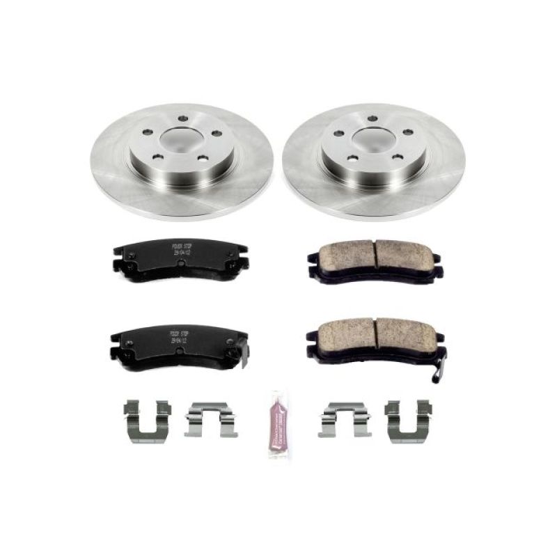 PowerStop OE rear brake kit for 2003-2005 Buick Park Avenue, includes brake pads and hardware for reliable stopping power.