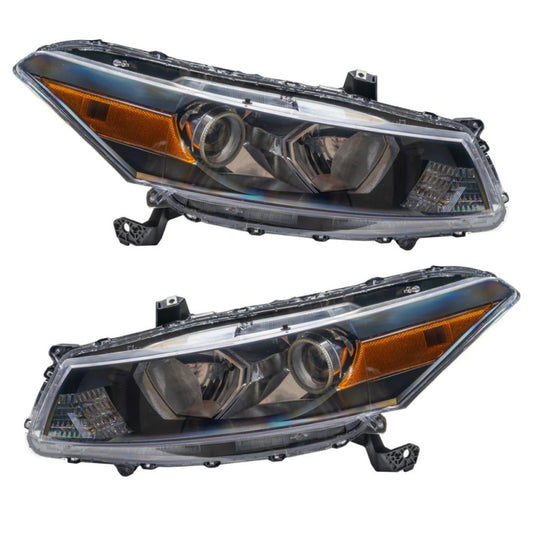 Oracle Lighting ColorSHIFT SMD headlights for Honda Accord Coupe 2008-2012 with BC1 controller, showcasing vibrant LED headlight design.