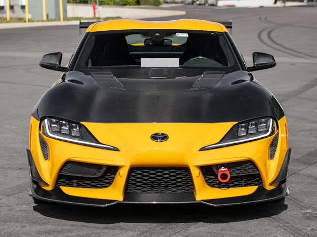 2020-Up Toyota GR Supra A90 A91 | JDM Performance Style Carbon Fiber Front Air Vented Hood