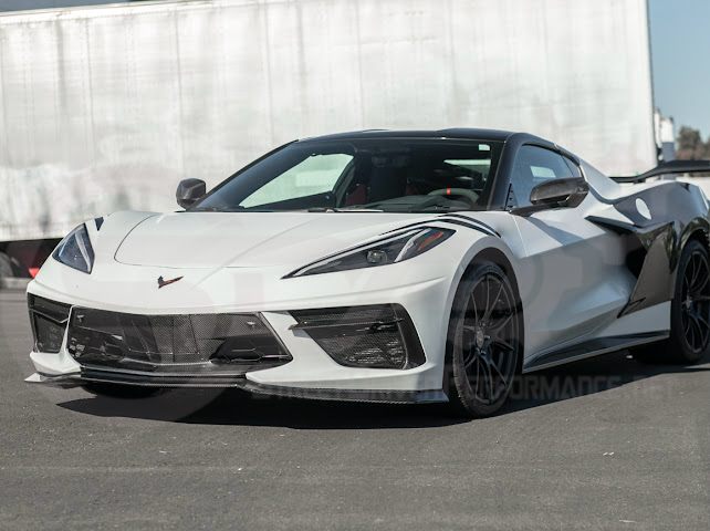 2020-Up Corvette C8 STINGRAY & Z51 | Z06 Z07 Package Front Bumper Lip Splitter Ground Effects