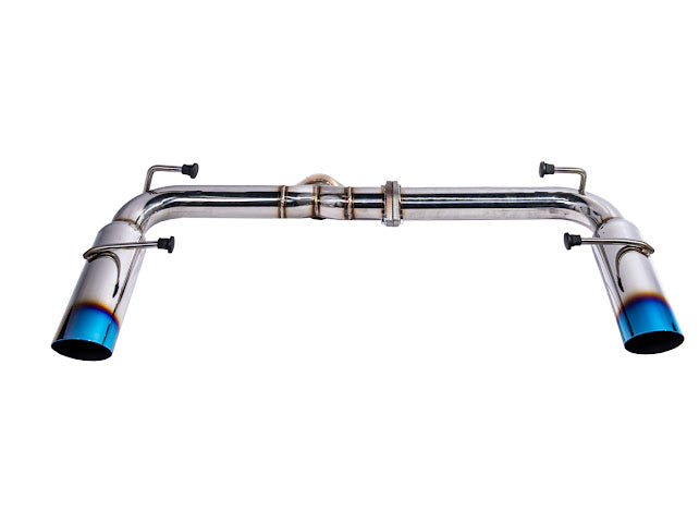 2022-PRESENT TOYOTA GR86 & SUBARU BRZ | MUFFLER DELETE BURNT TIP AXLE BACK EXHAUST (CHROME OR BURNT BLUE TIPS)