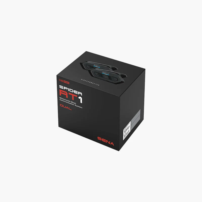 Sena Technologies Spider RT1 Low Profile Motorcycle Mesh Communication System Dual Pack