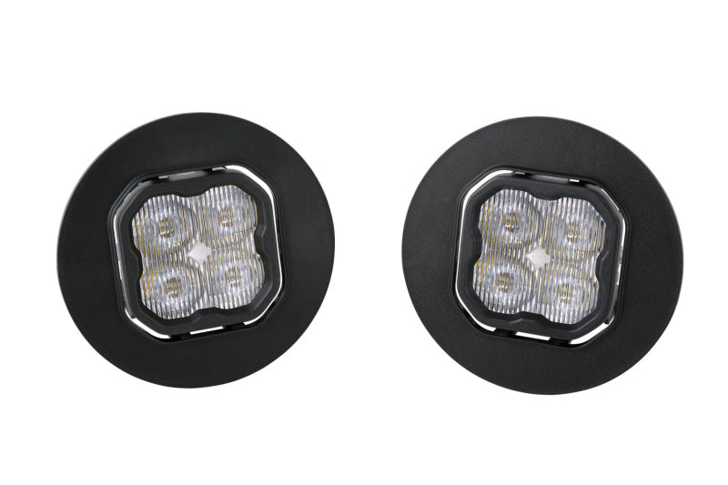 Diode Dynamics LED fog light kit for 2007-2014 GMC Sierra 1500, 2500, 3500 HD with bright, durable fog lights installed.