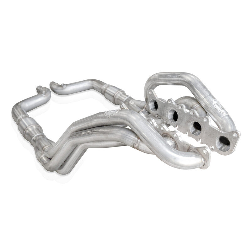 Stainless Works Ford Mustang headers with 1-7/8 inch stainless steel power factory connect, designed for 2015-2024 Mustang exhaust upgrade.