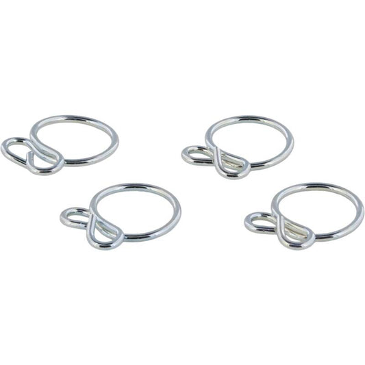 All Balls Racing 4-pack hose clamps, 11.5mm size, designed for securing hoses in automotive or motorcycle applications.