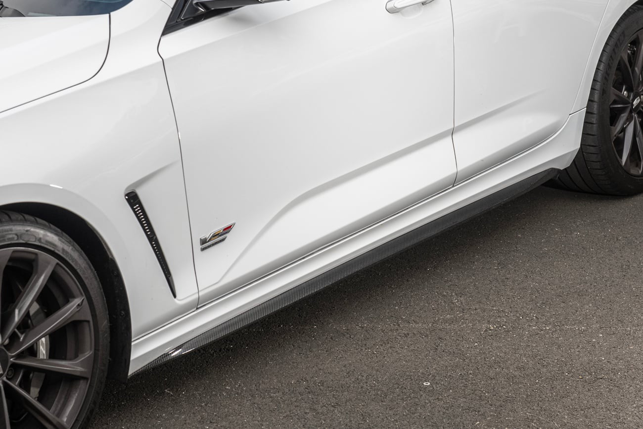 2020+ Cadillac CT4 / CT4-V / CT4-V Blackwing | Carbon Fiber Side Skirts Rocker Panels Ground Effects