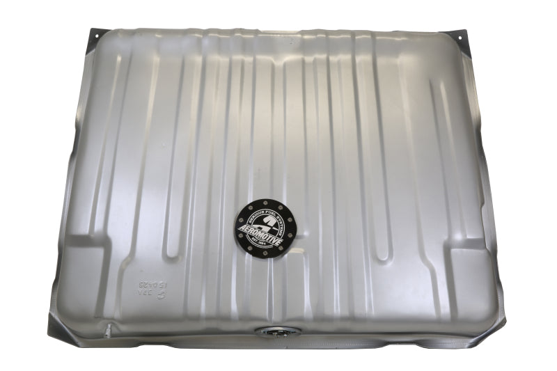 Aeromotive 64-67 Oldsmobile Cutlass 340 Stealth Gen 2 fuel tank showing black matte finish and mounting features.