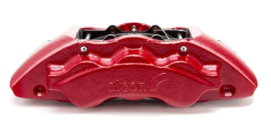Alcon Ford Raptor big brake kit replacement right caliper for performance brake upgrade, shown in silver finish.