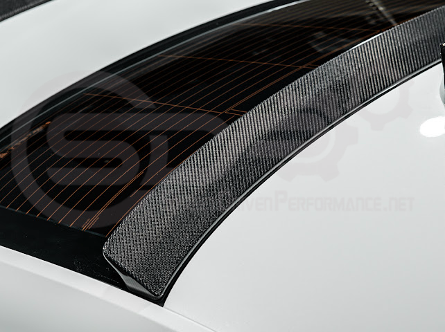 2020-Up Cadillac CT4 / CT4-V / CT4-V Blackwing | SDP Performance Style Carbon Fiber Rear Roof Top Window Spoiler Wing