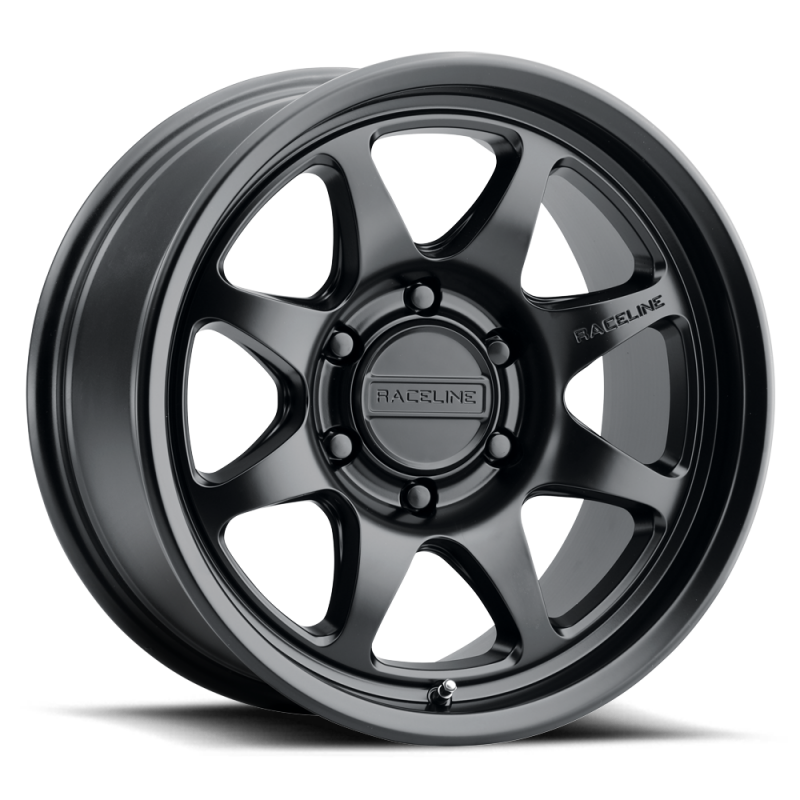 Raceline 962B Maverick forged satin black 20x9 inch wheel with 5x150 bolt pattern and 0mm offset, featuring 110.5mm bore.
