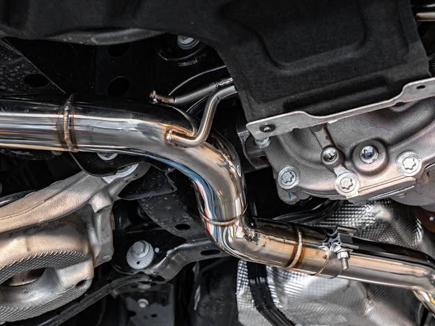 2024-Up Ford Mustang GT 5.0L | T-304 Straight Through Cat Back Dual Tips Exhaust