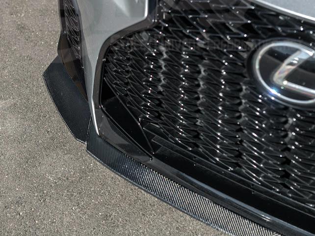 2021-UP LEXUS IS300, IS350, IS500 | JDM NOVEL STYLE CARBON FIBER FRONT BUMPER LIP SPLITTER GROUND EFFECTS