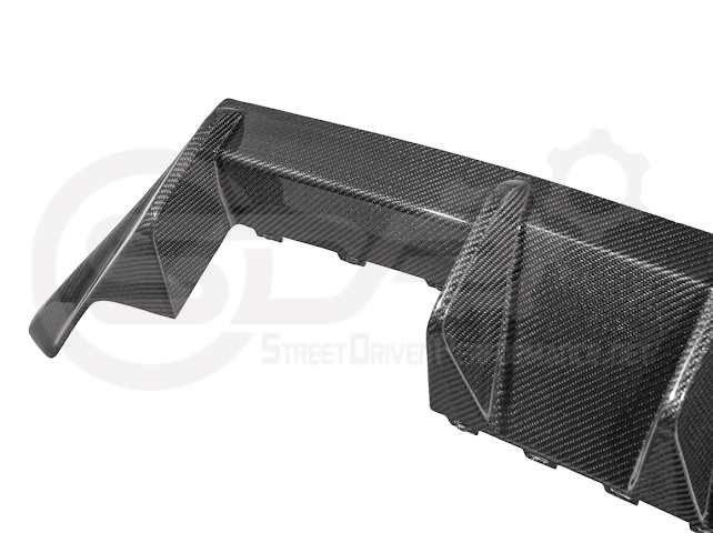 2023-UP BMW G87 M2 | M-SPORT PERFORMANCE V2 STYLE CARBON FIBER REAR BUMPER DIFFUSER