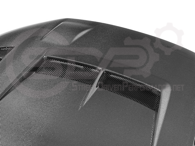 2023-UP HONDA CIVIC FL5 TYPE-R | JDM VARIS STYLE CARBON FIBER FRONT VENTED HOOD