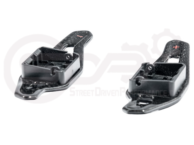 2020-UP CHEVROLET CORVETTE C8 | Lamborghini Style CARBON FIBER Steering Wheel Paddle Shifters