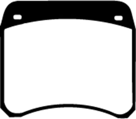 EBC Greenstuff front brake pads for Rover Mini Cooper 1963-1969, high-performance brake pads with green friction material.