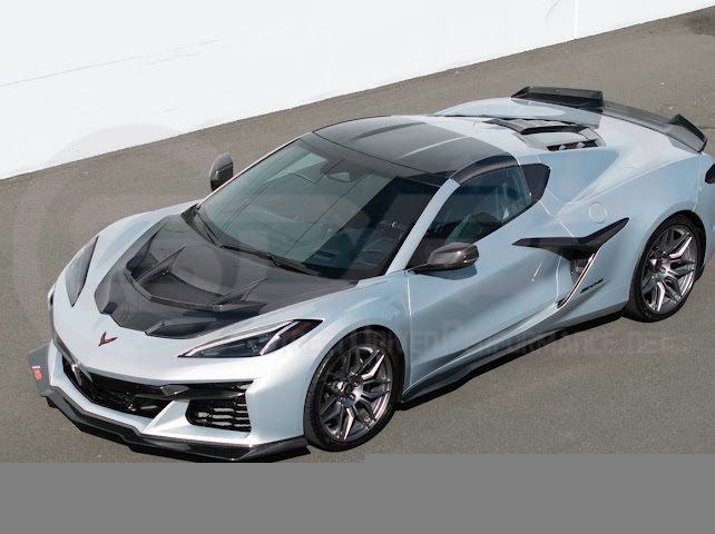 2020-Up Chevrolet Corvette C8 Coupe | CARBON FIBER Replacement Top Targa Roof Panel